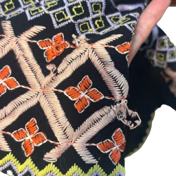 Anthropologie Akemi + Kin Geo-Embroidered Dress Size 4 EUC - Picture 13 of 15